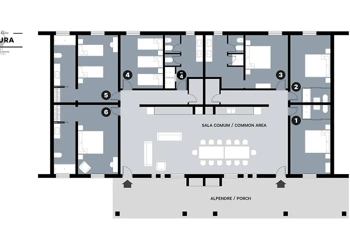 カントリーハウス Vale Do Grou Natura *